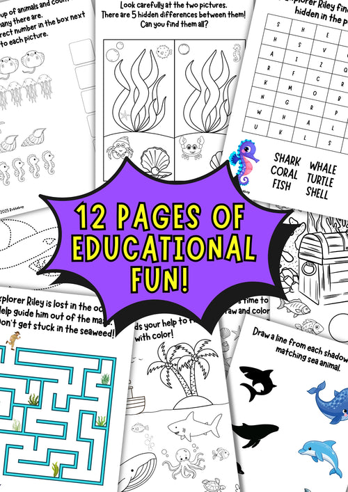Explorer Riley Interactive Map: Ocean Adventure (PDF)
