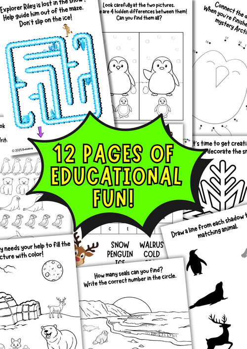Explorer Riley Interactive Map: Polar Adventure (PDF)