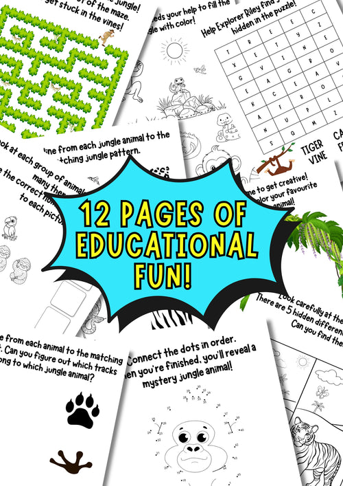 Explorer Riley Interactive Map: Jungle Adventure (PDF)